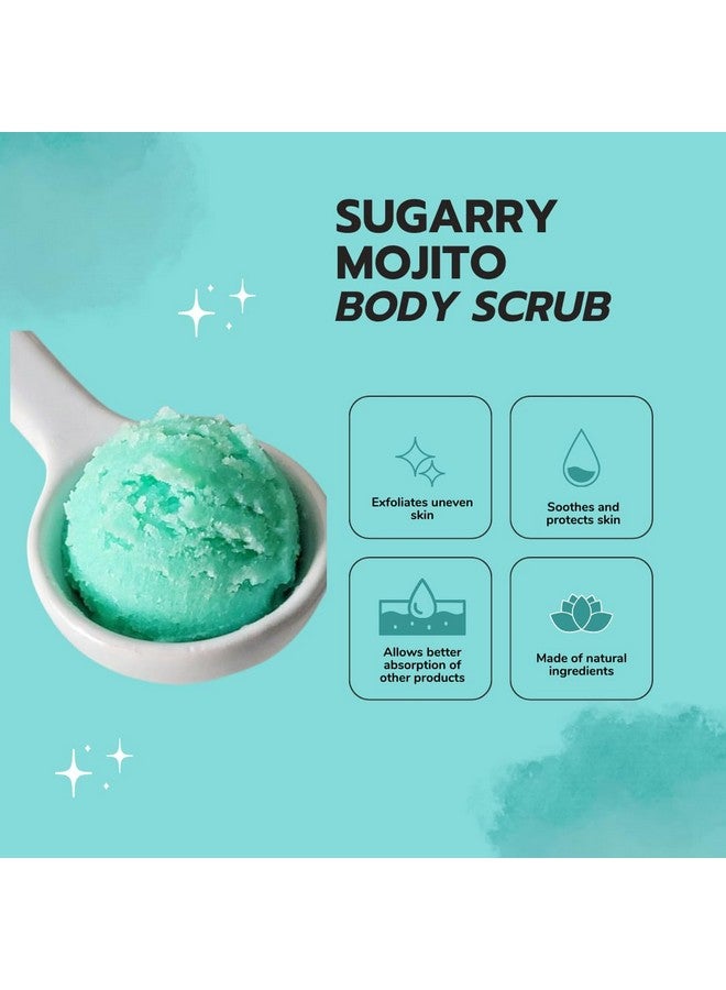 Astrid Sugarry mojito body scrub, Body polish, Exfoliation, Removes dead skin, citrus and peppermint body scrub, 200 gms, body scrub, natural sugar scrub, No Parabens and sulphate, All skin type - Image 5