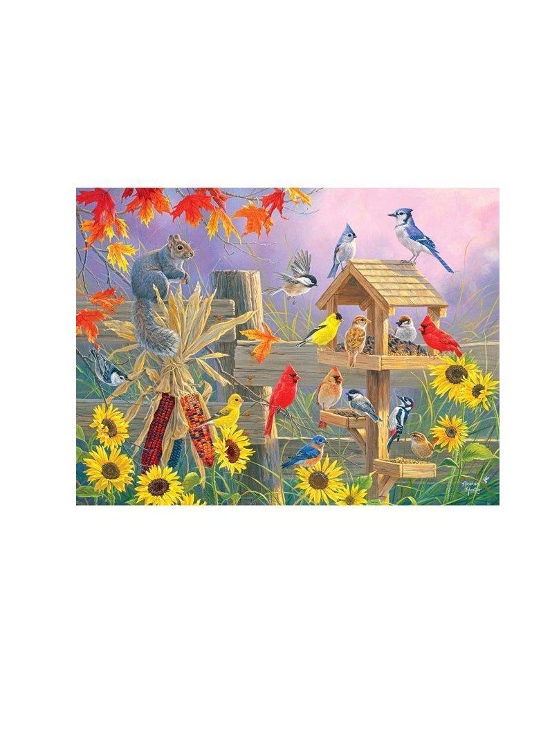 CRAZ ART 1000 Pcs Abraham Hunter Autumn Gathering, Orange/Yellow Combo