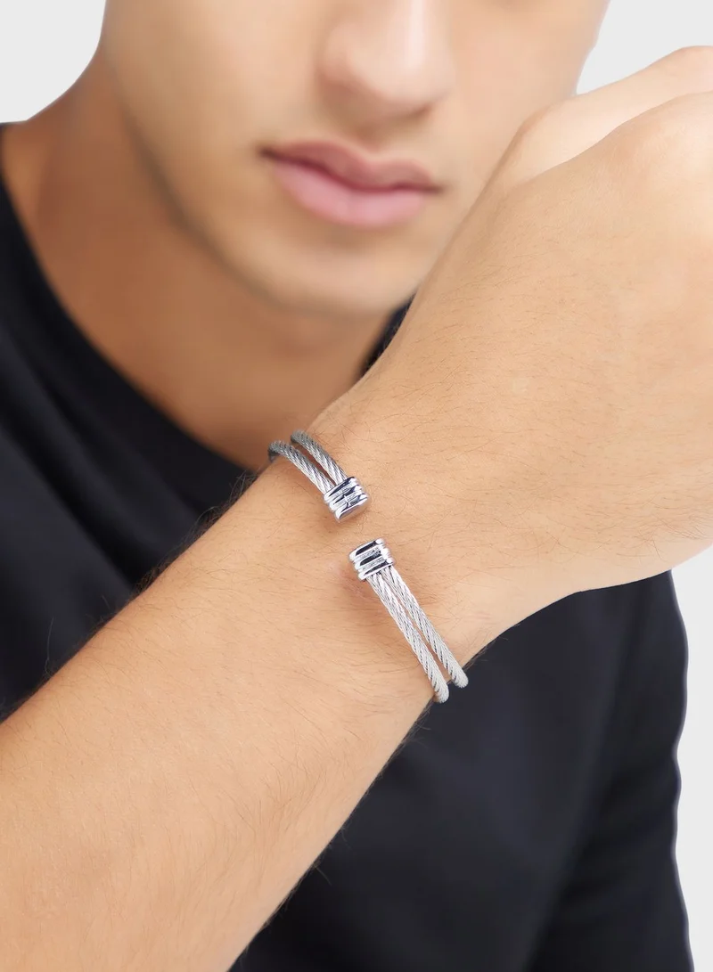 Seventy Five Casual Metal Cuff Bracelet