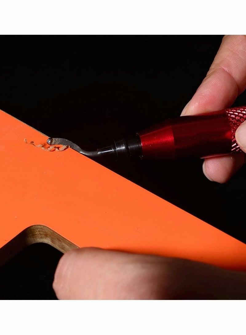 Y&D Deburring Tool Kit with 10 High Speed Steel Blades, for Precision Edge Burr Removal on Copper, Iron, Brass, and PVC Plumbing Pipes, 3D Printing Plastics, Resin Art, Metal Work - Image 4