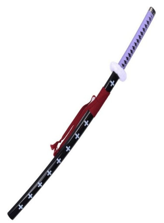 Trafalgar Law Kikoku Wooden Sword With Sword scabbard with belt - Image 1
