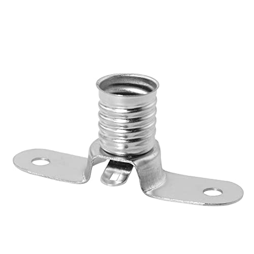 SQXBK 10PCS E10 2.5V/0.3A Miniature Screw Base Light Bulbs and 10PCS E10 Light Socket Bulbs Lamps Base Holders for Home Experiment Circuit Electrical Test Accessories - Image 4