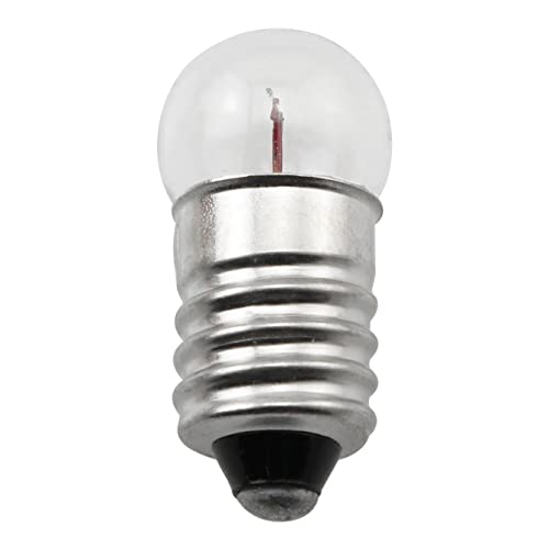 SQXBK 10PCS E10 2.5V/0.3A Miniature Screw Base Light Bulbs and 10PCS E10 Light Socket Bulbs Lamps Base Holders for Home Experiment Circuit Electrical Test Accessories - Image 5