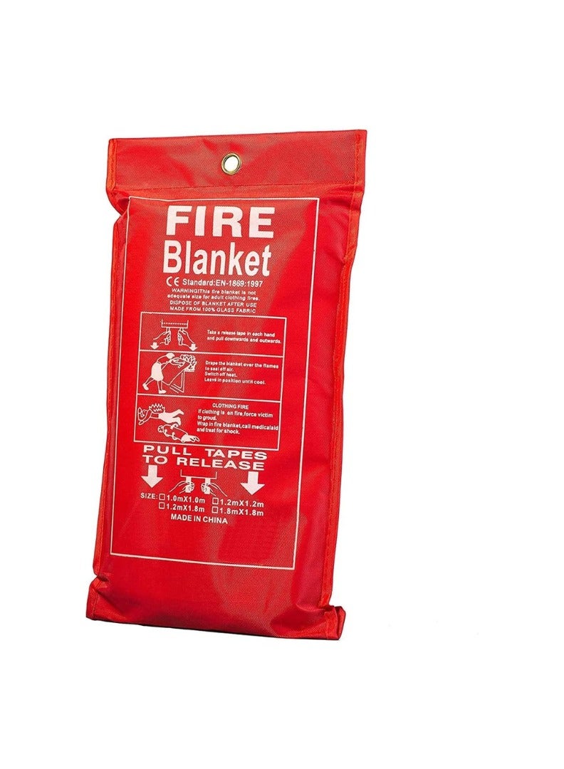 KNP KNP Fire Blanket 1.8m x 1.8m is a Vital Safety Tool Designed to Smother Small Fires and Provide Emergency Protection. - Image 3