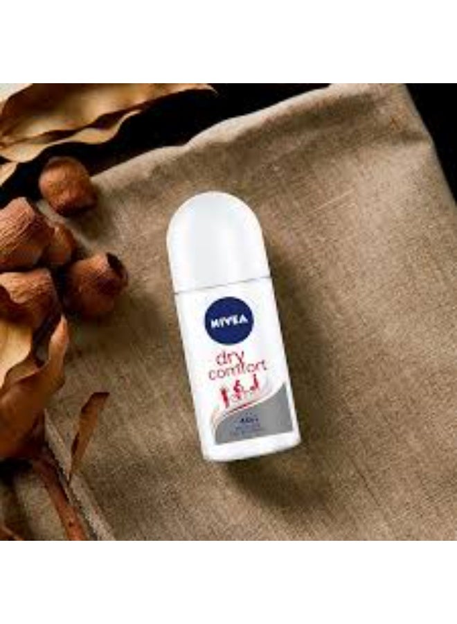 Nivea Dry Comfort Plus Deodorant Roll-On 50ml - Image 2