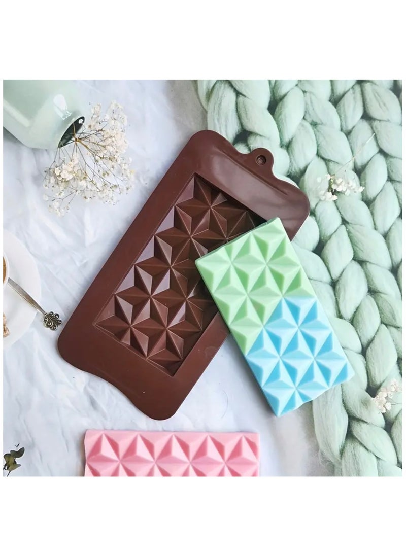 Just Quality 1pcs, Chocolate Bar Molds, 3D Silicone Molds, Candy Molds, Chocolate Molds, Baking Tools, Kitchen Gadgets, Kitchen Accessories  - Image 2