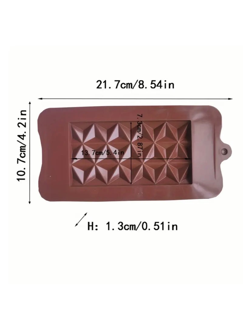 Just Quality 1pcs, Chocolate Bar Molds, 3D Silicone Molds, Candy Molds, Chocolate Molds, Baking Tools, Kitchen Gadgets, Kitchen Accessories  - Image 3