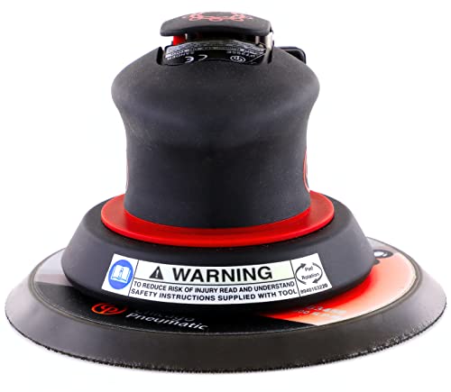 Chicago Pneumatic CP7255E - Air Random Orbital Sander Tool, Home Improvement, Woodworking Tools, Polisher, Sanding Tool, Hook & Loop, Non-Vacuum, 6 Inch (150 mm), 0.28 HP / 210 W - 12000 RPM, One Size, Factory - Image 4