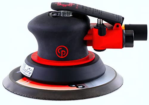 Chicago Pneumatic CP7255E - Air Random Orbital Sander Tool, Home Improvement, Woodworking Tools, Polisher, Sanding Tool, Hook & Loop, Non-Vacuum, 6 Inch (150 mm), 0.28 HP / 210 W - 12000 RPM, One Size, Factory - Image 3