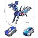 Fogsea Collision Transforming Dinosaur Car Toy 2in1 Magnetic Cars Convert to Dinosaur Robot CrashActivated Deformation Toy No Battery Needed Valentines Day Birthday Gift for Boys Girls Age 312 Blue - Image 4
