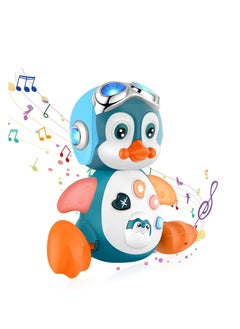 SYOSI Baby Musical Toys, Baby Crawling Toys with Music and LED Lights, Singing, Dancing, Learning Crawling Toys for Boys or Girls Aged 18 Months  - Image 1