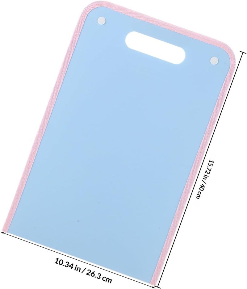 Expanding Accordion File Organizer Folder, 13-Layer Large Capacity A4 Document Holder, Thickened Waterproof Filing Bag for Office and Receipt Storage, Portable Vertical Light Blue - Image 2
