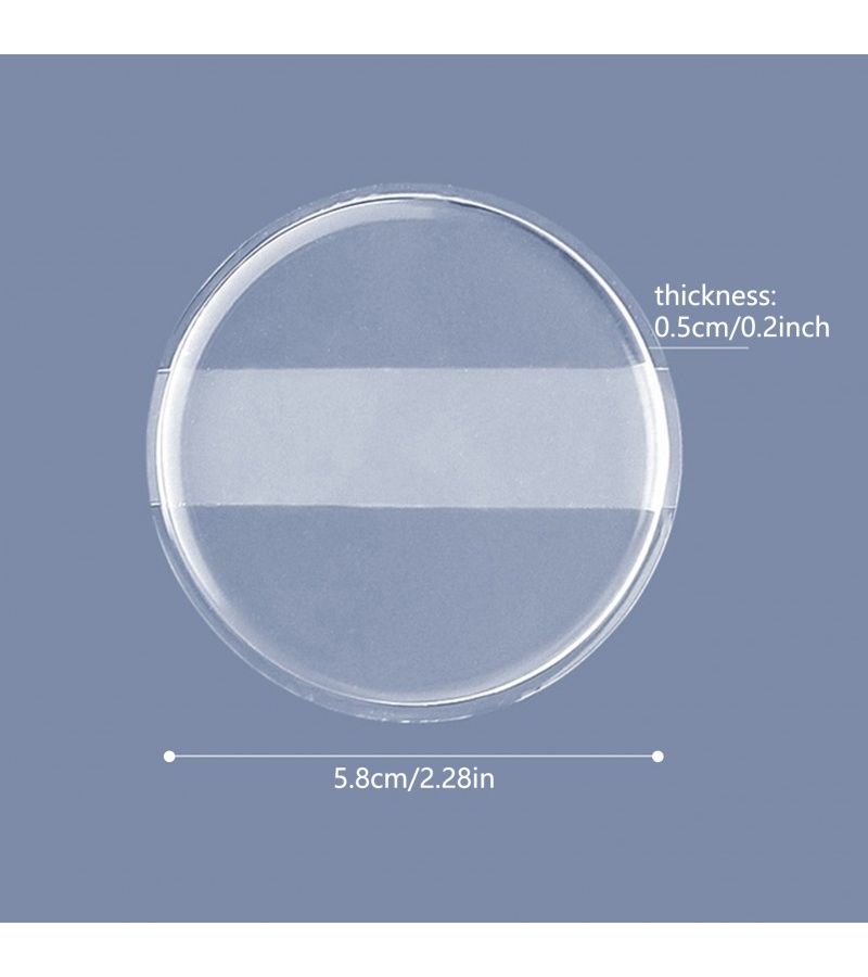 Transparent Round And Teardrop Makeup Sponge For Liquid Powder Foundation Application Dry Or Wet Use Face Cosmetic Tool Model B - Image 5