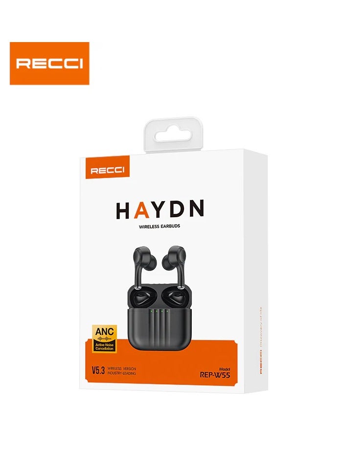 Recci - Recci Noise Cancelling Wireless Bluetooth Earbuds REP-W55 - Image 1