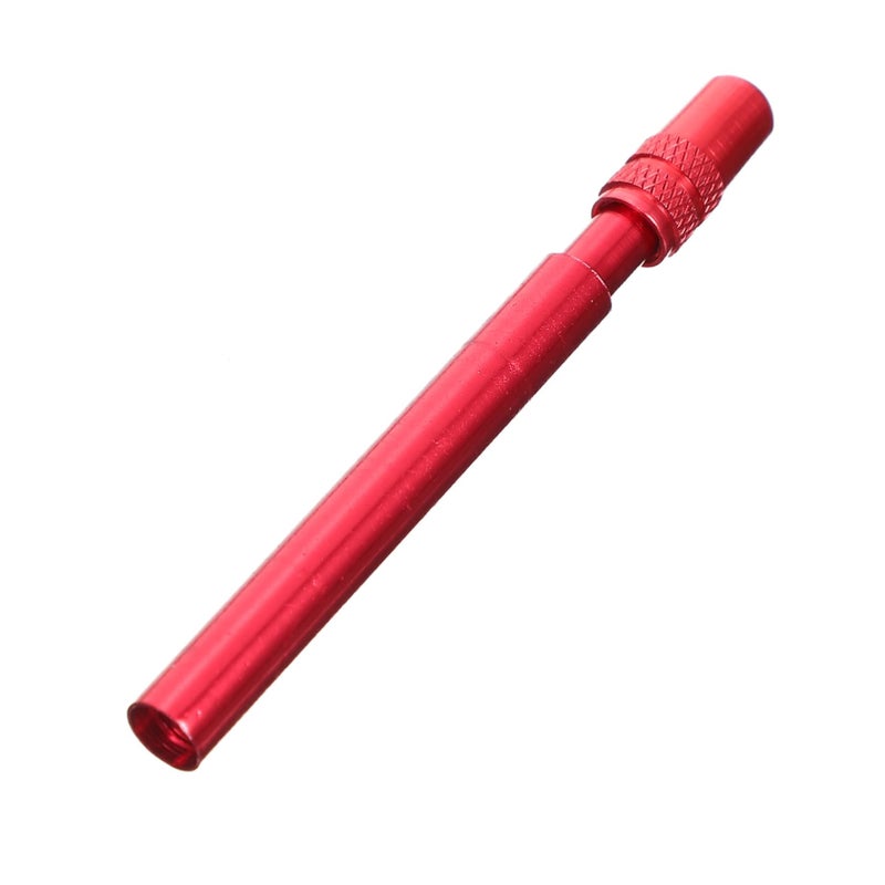 Red Bicycle Tire Valve Stem Extenders for French Style Tubeless Inner Tubes Lightweight Durable - Image 2