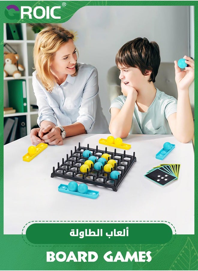 GROIC - Bounce Ball Game Family Party Games, Jumping Connect Ball Board Games Table Game Toys,Desktop Bouncing Ball,Funny Jumping Ball Tabletop Games Family Party Games - Image 1