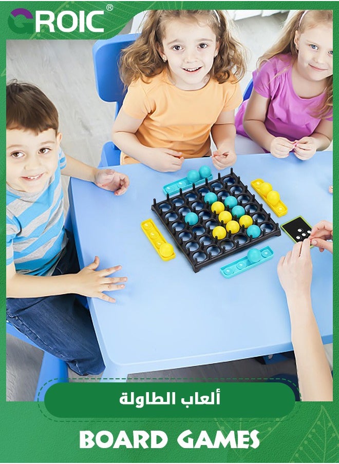 GROIC - Bounce Ball Game Family Party Games, Jumping Connect Ball Board Games Table Game Toys,Desktop Bouncing Ball,Funny Jumping Ball Tabletop Games Family Party Games - Image 1