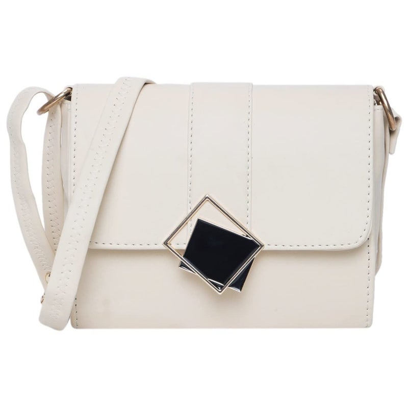 ADISA Women's Girls Party Sling Bag Crossbody (Cream) - Image 1