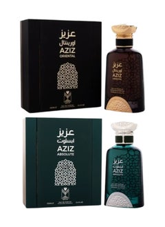 الماس للعطور 3 قطع عطر عزيز اورينتال 100مل و 3 قطع عطر عزيز أبسيليوت 100مل  - Image 2