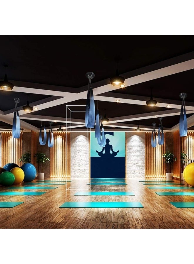 SUNMALL 2pcs Battle Rope Anchor Wall Mount for Suspension Straps, Yoga Swing Ceiling Mount Brackets - Image 4