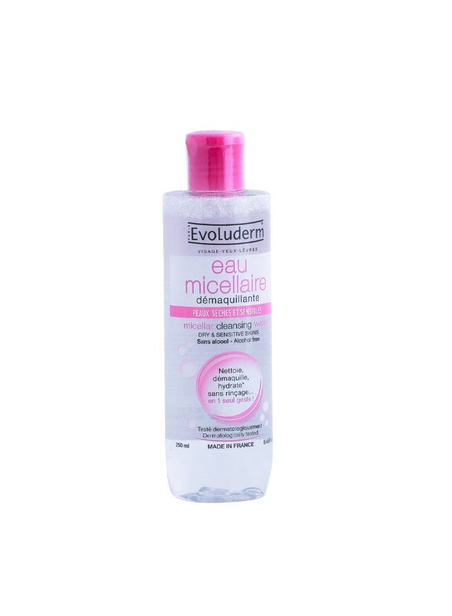 Evoluderm Micellar Water Dry And Sensitive Skin 250 ML