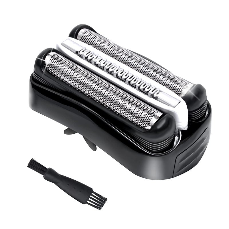 32B Shaver Foil Replacement and Cutter for Compatible with Braun Series 3 Shaver Razor Blade Cassette Head Compatible with Braun 320 330 340 350CC 370cc4 390cc4 Models