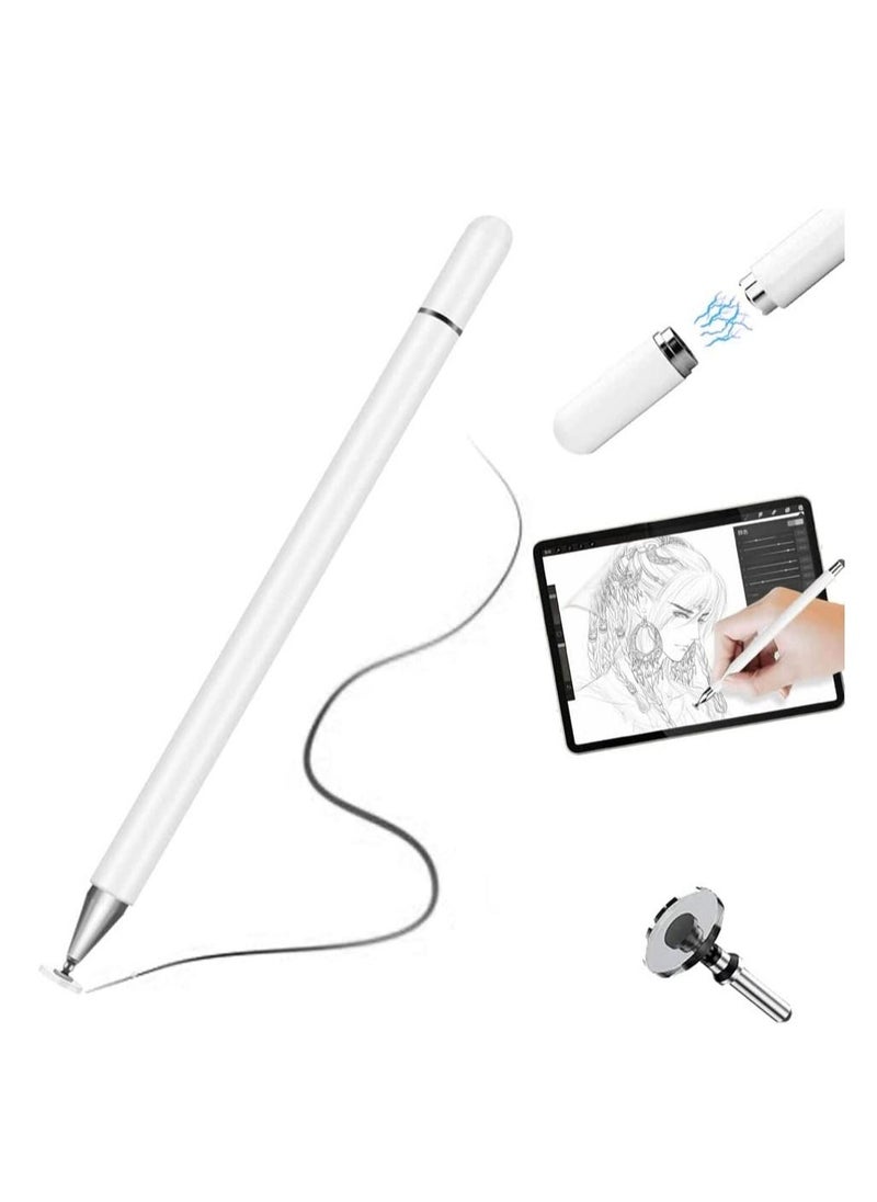 Facehub47 - Stylus Pen  for Touch Screens High Sensitivity Universal Capacitive Disc iPad Pencil Compatible with iPad 10.2"  Mini , Pro Tablet iPhone Android Smartphone Samsung Tab - Image 1