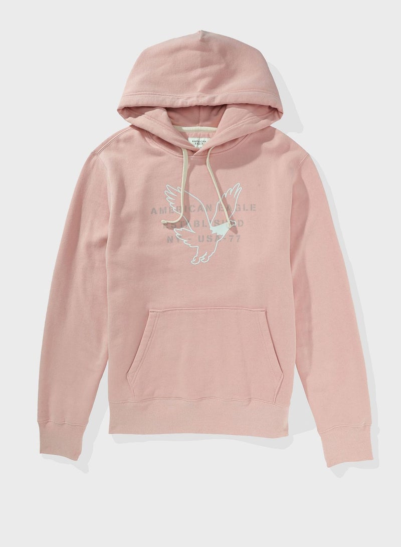 American Eagle Graphic Hoodie  - Image 3