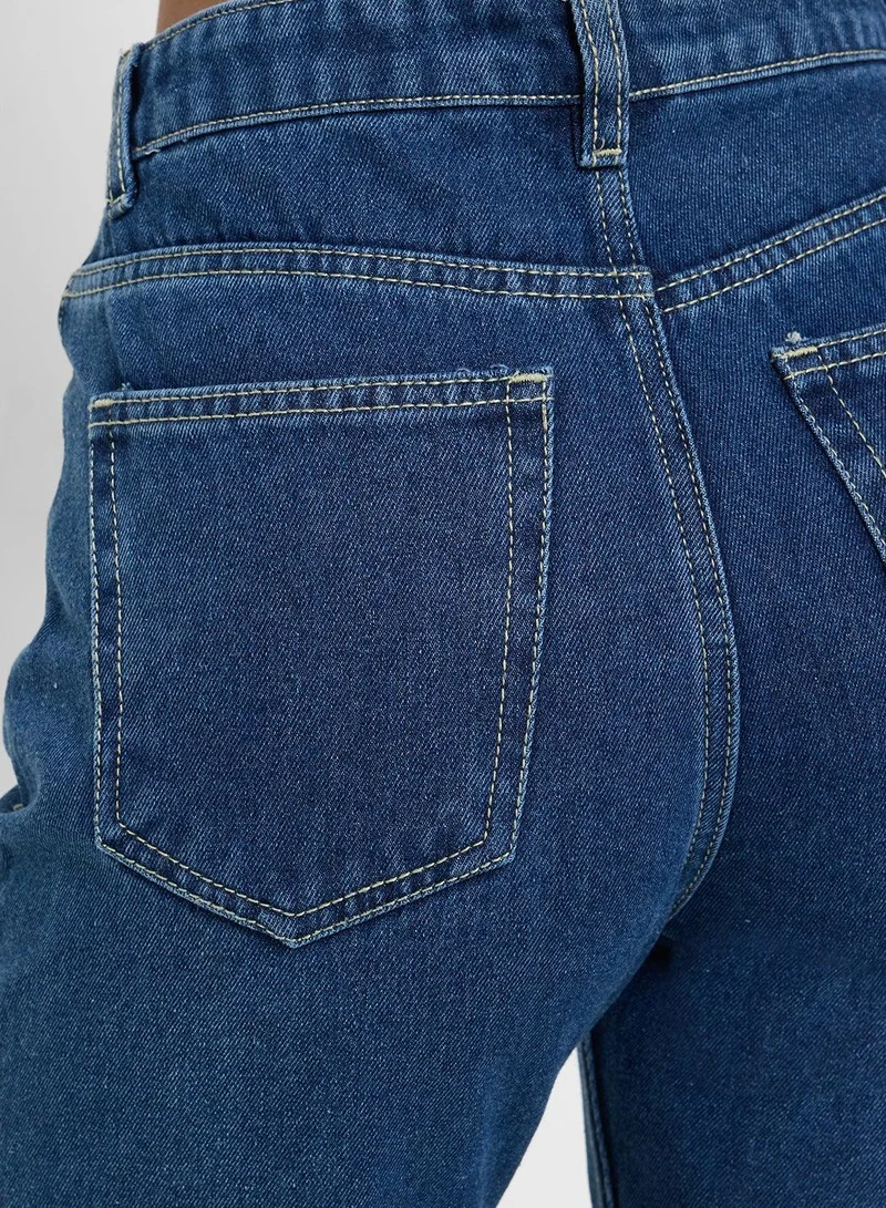 Ginger  High Rise Mom Jeans for Women | Best Price UAE