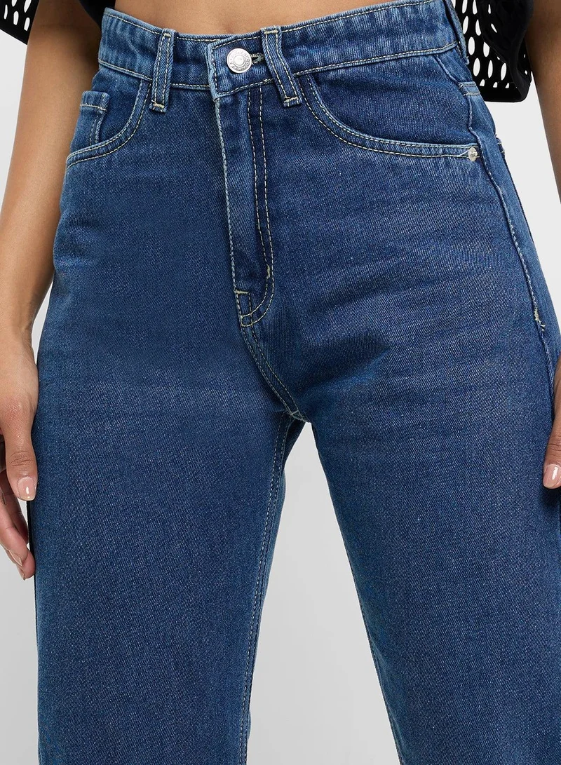 Ginger  High Rise Mom Jeans for Women | Best Price UAE