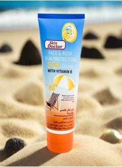 Skin Doctor Skin Doctor Sun Protective Cream with Vitamin E, 150ml - Broad Spectrum SPF 60  for Face & Body  - Image 2