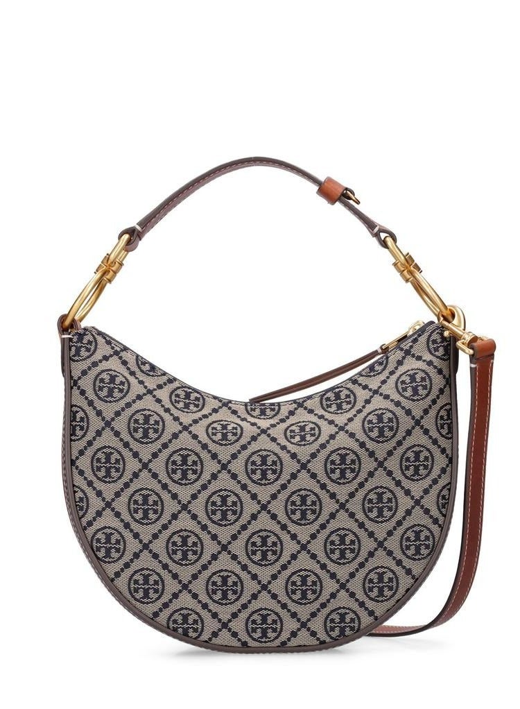 توري بورش | حقيبة هلالية صغيرة من جاكار T Monogram - Image 1