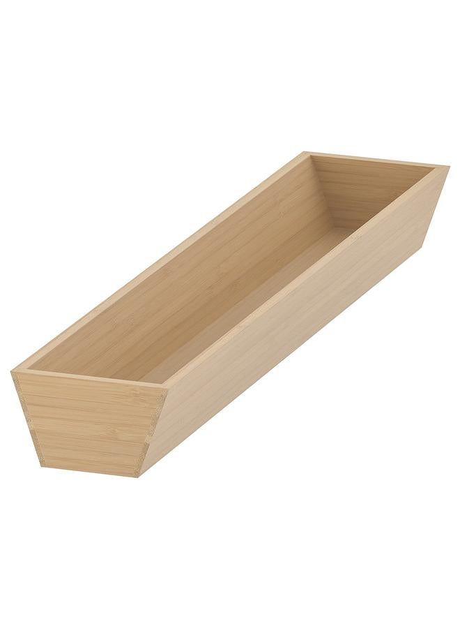 Zaboon Utensil tray, light bamboo, 10x50 cm - Image 1