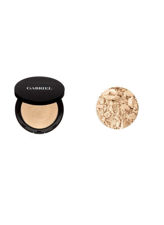 Gabriel Cosmetics - Dual Powder Foundation (Bamboo Light To Medium/Neutral Undertones) Natural Pressed Mineral Powder Paraben Free Vegan Gluten Free Cruelty Free Non Gmo Enhanced With Sea Fennel .32 Oz. - Image 1