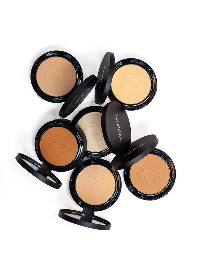 Gabriel Cosmetics - Dual Powder Foundation (Bamboo Light To Medium/Neutral Undertones) Natural Pressed Mineral Powder Paraben Free Vegan Gluten Free Cruelty Free Non Gmo Enhanced With Sea Fennel .32 Oz. - Image 1