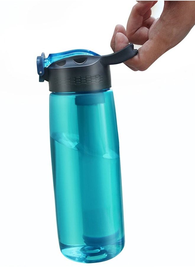 Taiahiro Water Filter Bottle with 2-Stage Integrated Filter Straw for Hiking, Backpacking and Travel  - Image 2