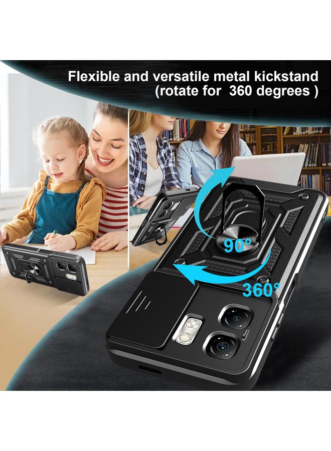 Zaboon Case For Infinix Smart 9 / Hot 50i Sliding Camera Cover Design TPU+PC Phone Case - Image 3