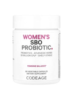 Codeage Codeage, Women's SBO Probiotic, 60 Vegetable Capsules  - Image 1
