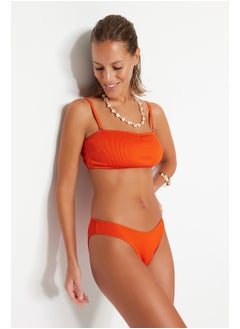 trendyol Tile V Cut Normal Leg Bikini Bottom TBESS22BA0042  - Image 1