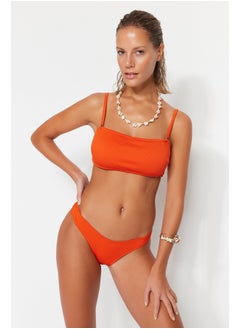 trendyol Tile V Cut Normal Leg Bikini Bottom TBESS22BA0042  - Image 2