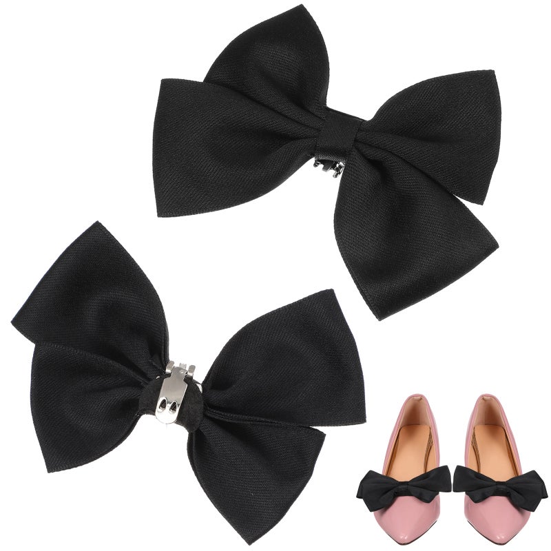1 Pair Handmade Knot Shoe Clip Decoration Knot Shoe Buckle For Diy - Image 3