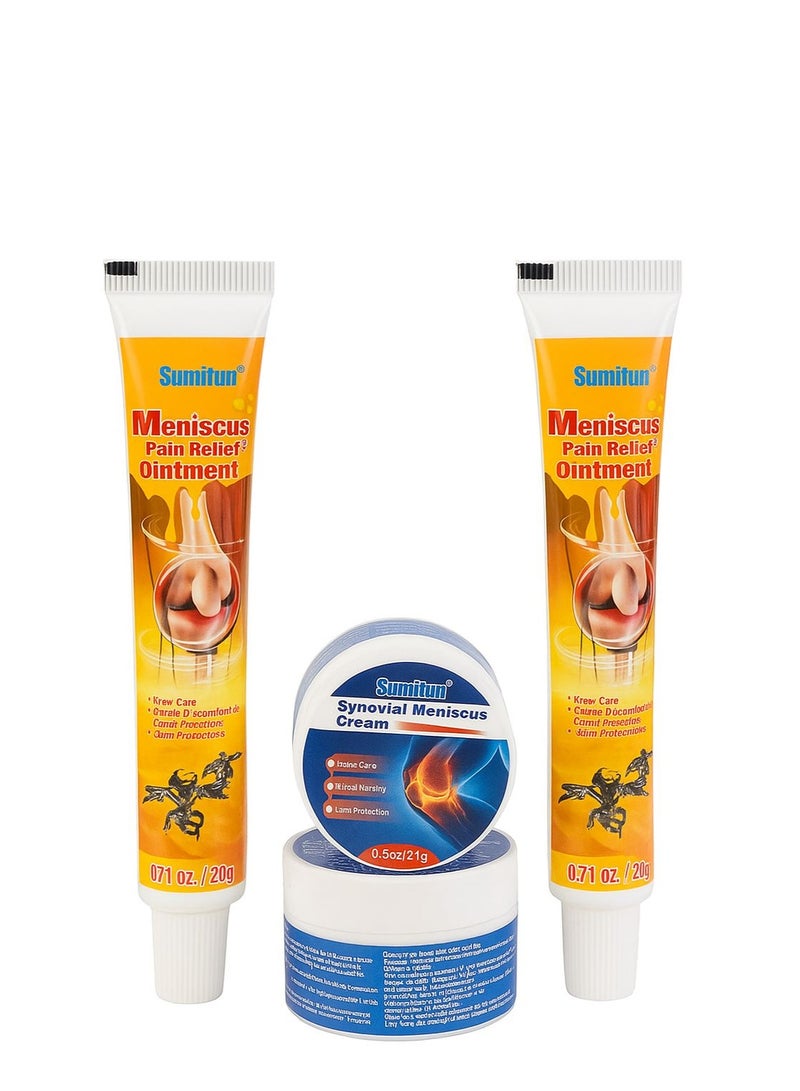 Sumifun 4pcs New Zealand Bee Veno Soothing gel, Joint Treatment Cream, Propolis gel Soothing Cream, Repairing Damaged Tendons, Relieving Tension and Pain, Joint and Muscle Pain Relieving Cream - Image 1