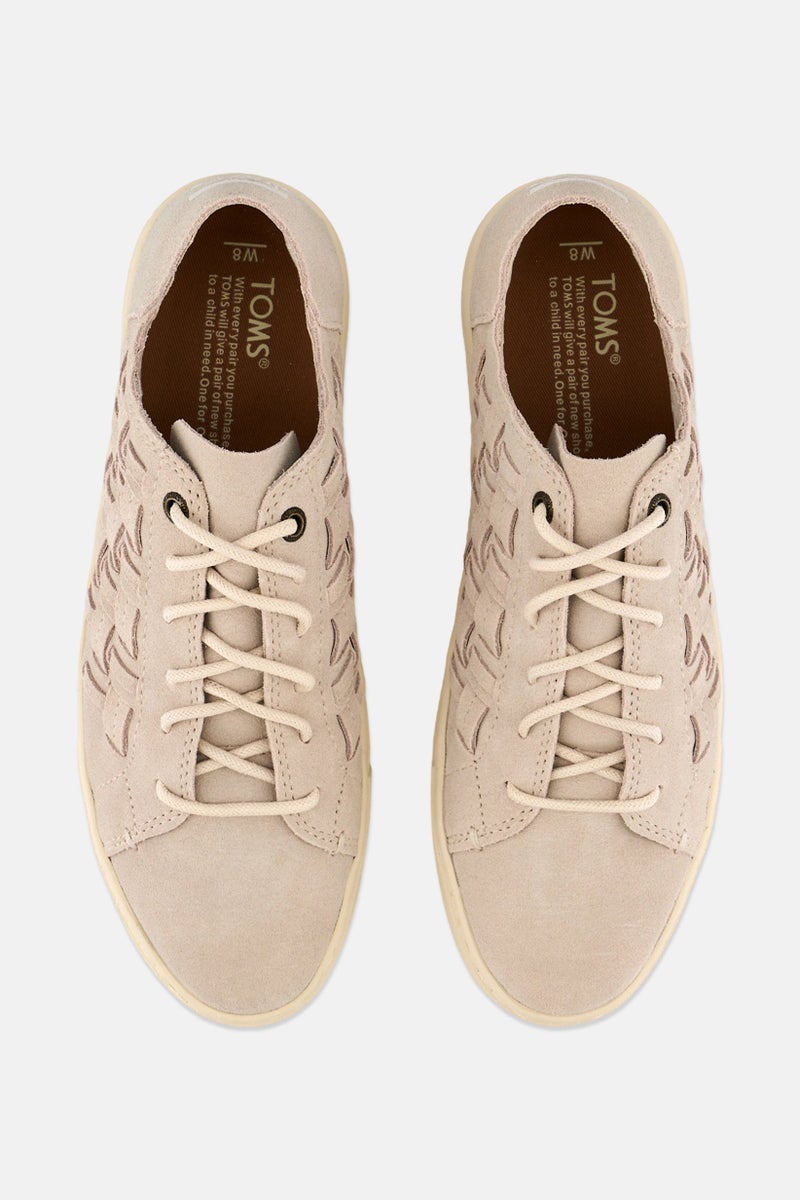 TOMS Women Lace Up Casual Shoes, Beige  - Image 3