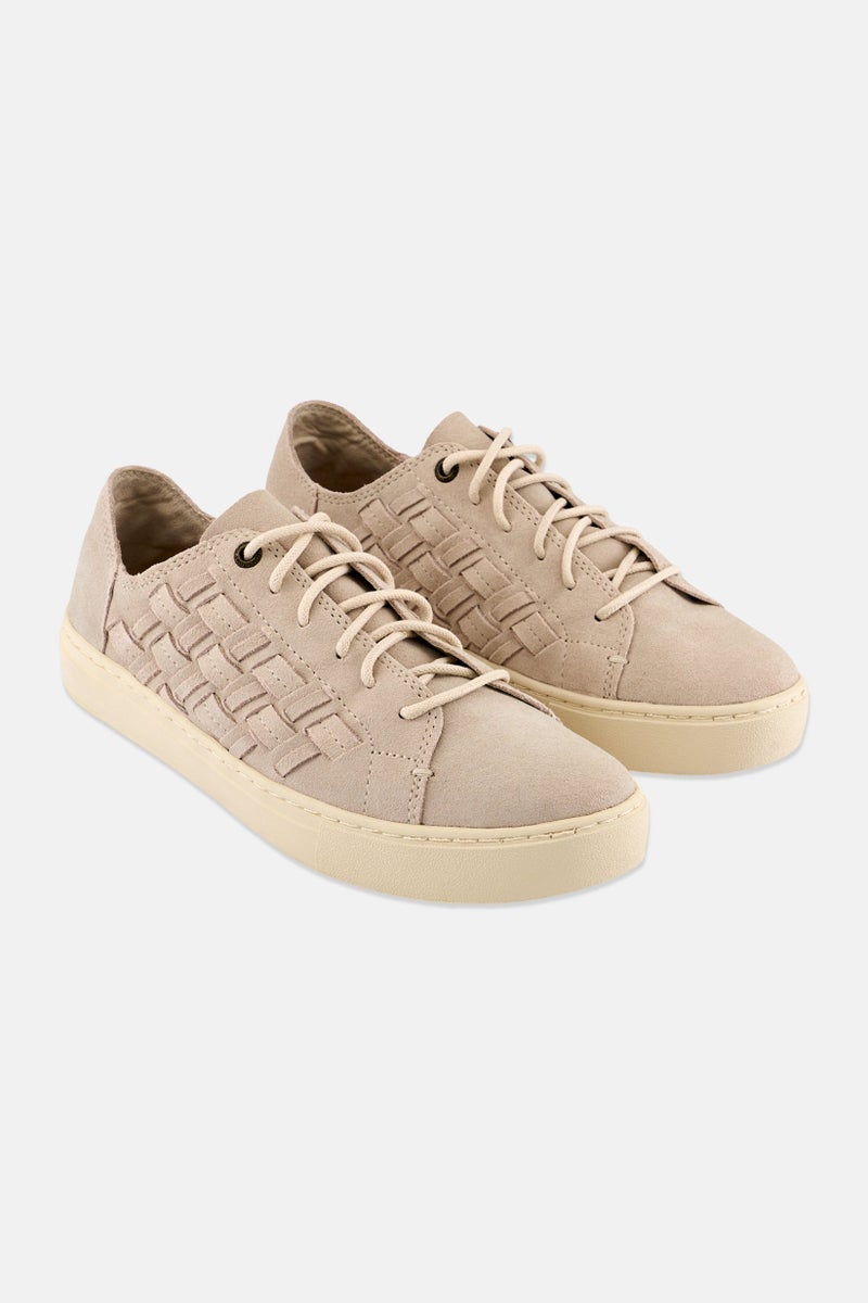 TOMS Women Lace Up Casual Shoes, Beige  - Image 1