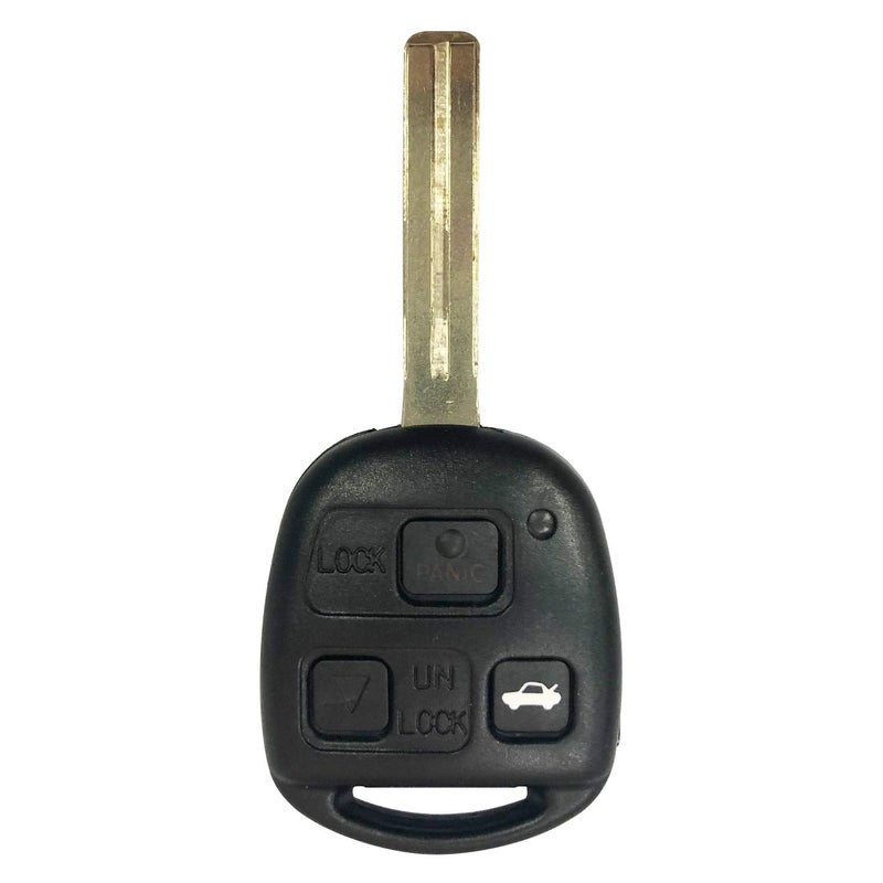 Replacement for Lexus 0203 ES300 9505 GS300 9800 GS400 Remote Car Key Fob FCCIDHYQ1512V by AUTOKEYMAX Single