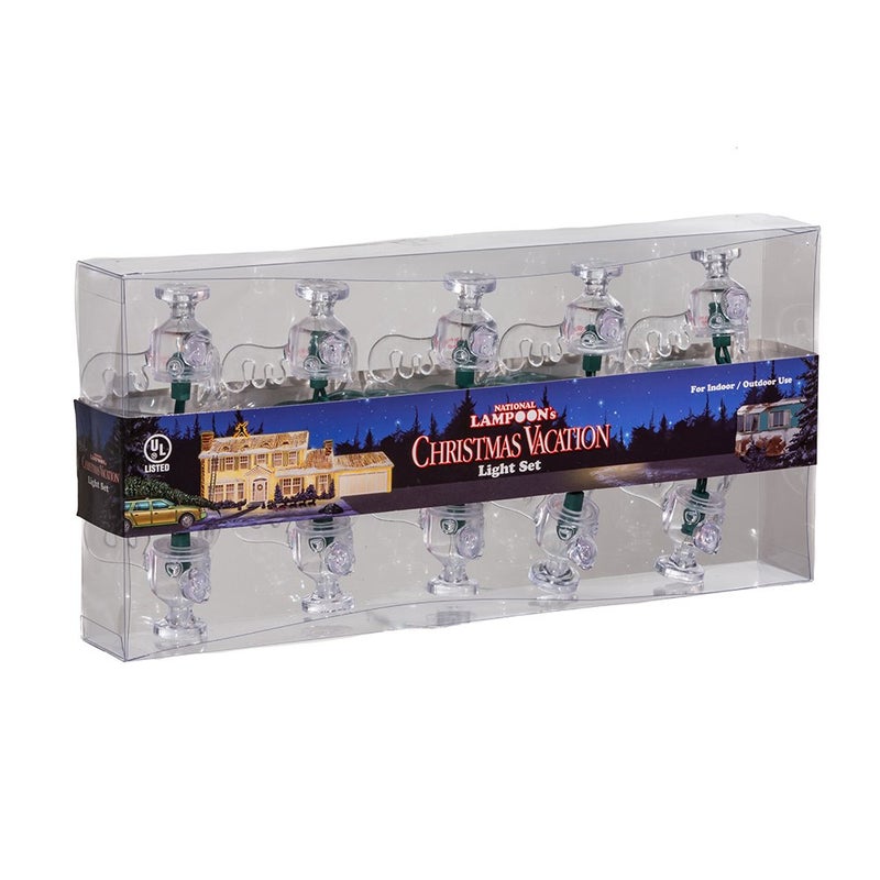 National Lampoon's National Lampoon Christmas Vacation Kurt Adler UL 10Light Wally World Moose Mug Light Set 
