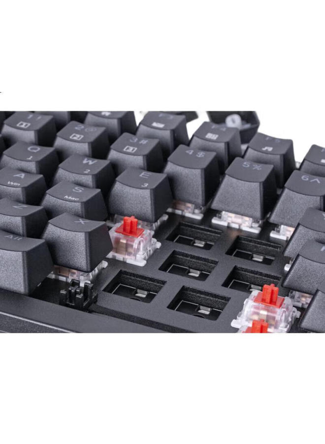 Rk98 Mechanical Keyboard, Wireless 2.4G Wired Bluetooth Tri-Mode Keyboard, For Laptop, Home Office, Desktop, Gaming, 100 Keys, 98 Layout, Rgb Backlight, White, Brown Switch - Image 3