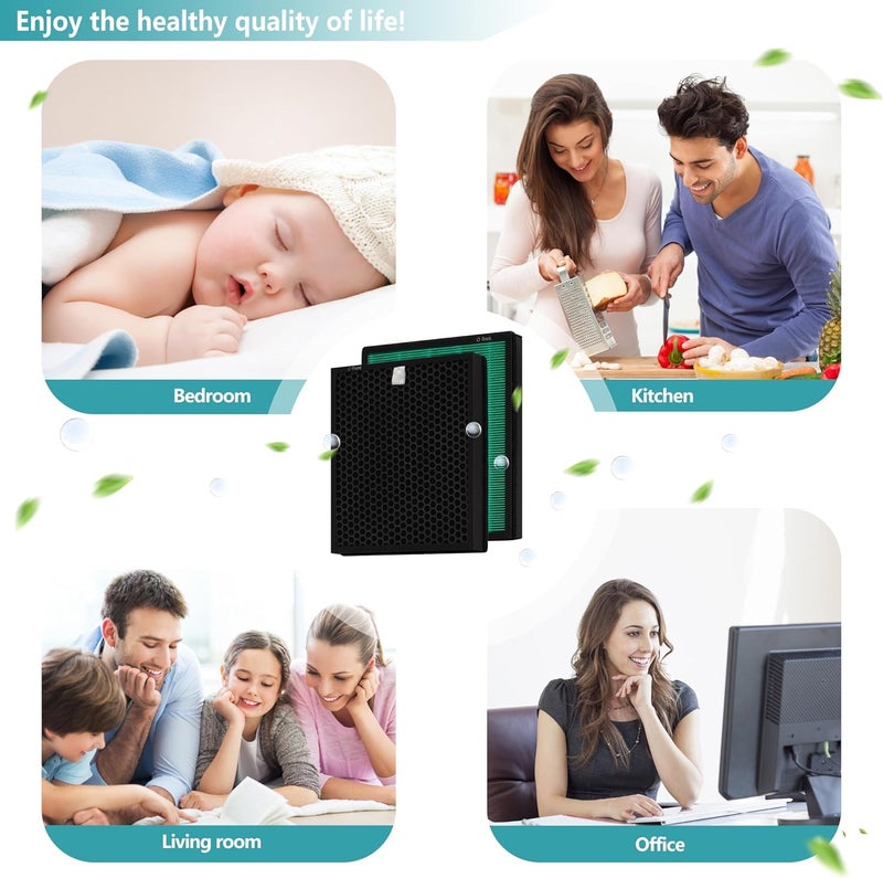 finehepa فلتر بديل متميز متوافق مع جهاز تنقية الهواء Coway 150 للمنزل Premium_Set_Coway - Image 4