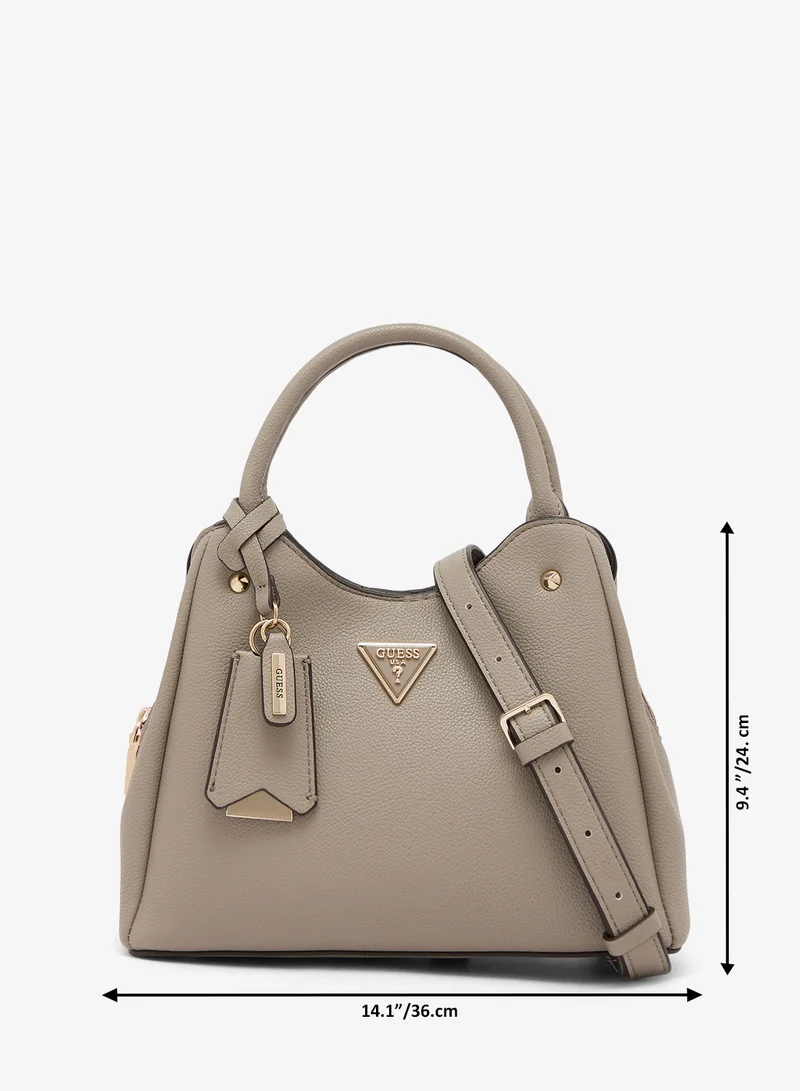 Guess  Meridian II Small Girlfriend Satchel Bag for Women | Best Price UAE