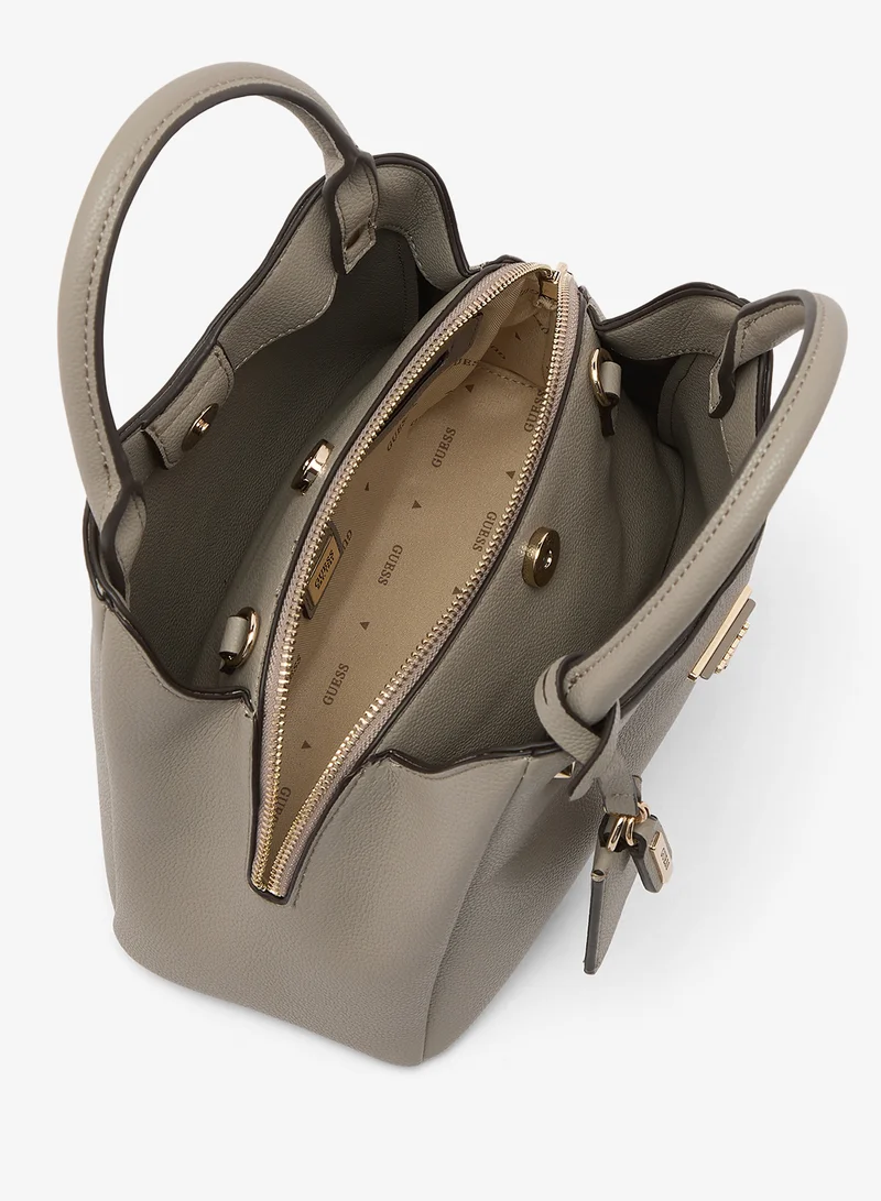 Guess  Meridian II Small Girlfriend Satchel Bag for Women | Best Price UAE